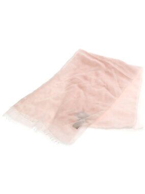 Gucci GG All Over Print Cotton Shawl Pink Scarf